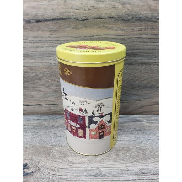 Premier Candy Company Milk Chocolate Cordial Cherries Winter Tin Empty - Picture 3 of 9